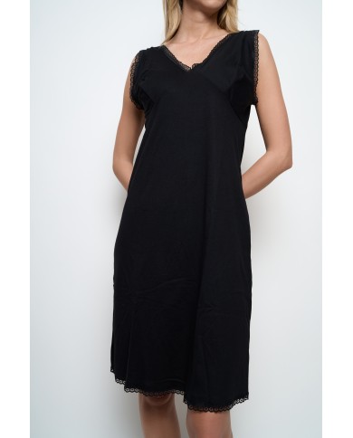 Enagua Entero Mujer Jersey con Encaje (SKU 420)