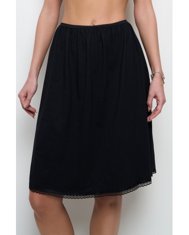 Enagua Cintura Mujer Jersey con Encaje (SKU 410)