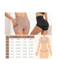 Calzón Faja Modelador Levanta Glúteos Invisible con Encaje y Varillas Antideslizantes