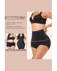 Calzón Faja Modelador Levanta Glúteos Invisible con Encaje y Varillas Antideslizantes
