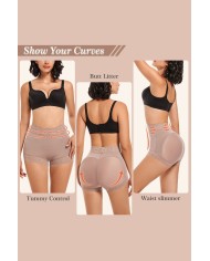 Calzón Faja Modelador Levanta Glúteos Invisible con Encaje y Varillas Antideslizantes