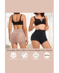 Calzón Faja Modelador Levanta Glúteos Invisible con Encaje y Varillas Antideslizantes